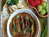 Patol Kasha (Fried pointed gourds coated with rich n thick gravy)