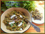South Indian flavoured Bean rice Pilaf/Chirer Pulao