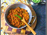 Soya Keema Matar(Soyagranules keema with green peas)