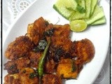 Spice-coated Paneer Butter Pepper Fry ~ an easy appetizer
