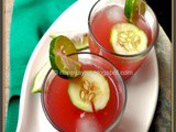 Watermelon-Cucumber Cooler