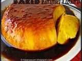 Yay!! 200th post~Baked Caramel Custard with orange flavoured Caramel Sauce