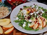 Arugula Apple Pomegranate Salad