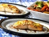 Baked Salmon Fillet with Dijon and Panko