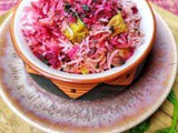 Beetroot Gatta Rice | How to make Beetroot Gatta Rice