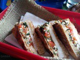 Pepper Paneer Sandwich