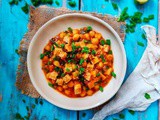 Tofu in Chole Sauce | How to make Tofu in Chole Sauce