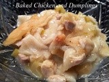 Baked Chicken and Dumplings and Rhodes Cookbook Giveaway
