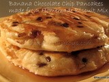 Banana Chocolate Chip Pancakes