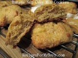 Banana Nut Cake Mix Cookies