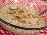 Brown Sugar and Cinnamon Steel Cut Oats