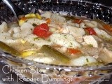 Chicken Stew with Rhodes Dumplings