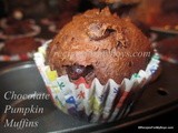 Chocolate Pumpkin Muffins