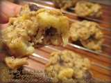 Chunky Banana Nut Dark Chocolate Chip Oatmeal Spice Cookies