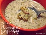 Cream of Broccoli and Mushroom Soup