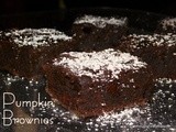 Dark Chocolate Chip Pumpkin Brownies