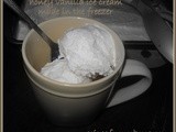 Honey Vanilla Ice Cream Made in the Freezer