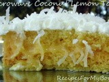 Microwave Coconut Lemon Torte