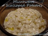 Microwave Scalloped Potatoes