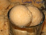 Peach Mango Frozen Greek Yogurt