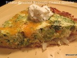 Potato Crusted Broccoli Cheese Quiche