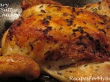 Rosemary Garlic Butter Roast Chicken