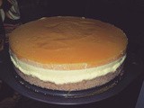 Mango Cheesecake...No Bake & Eggless