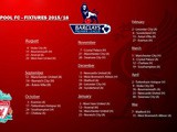 Liverpool Premier League Fixture 2015/16