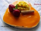 Eggless No-Bake Mango Cheesecake Recipe