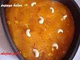 Papaya  halwa