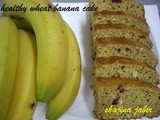 Wheat banana cake