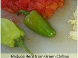 How to Reduce heat from Green Chillies | Kitchen Tips & Tricks #05