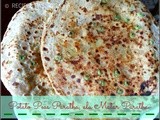 Potato Peas paratha | Aalu matar Paratha