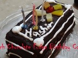 Rich Chocolate Fudge Cake Recipe : Happy Birthday cakes ; chocolate birthday cake recipe