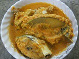 Alleppey fish curry / Fish with raw mango in coconut gravy