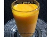 Carrot milk shake