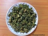 Cheera thoran/Spinach stir fry