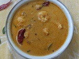Chemmeen curry /Prawns in coconut grtavy Kerala style