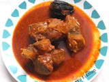 Choora meen curry / Tuna fish in red gravy Alleppey style