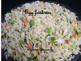 Egg fried rice fast food style