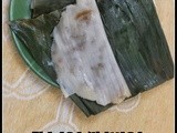 Ela ada / Ilayada /Steamed rice cake in banana leaf wrap