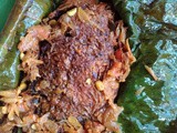 Karimeen vazhayilayil pollichathu / Pearl spot in wrapped bananal leaf