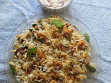 Malabar chemmeen biriyani / Prawn biriyani Kerala style