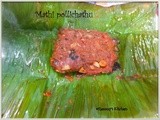 Mathi pollichathu/Sardines in banana leaf wrap
