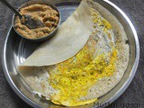 Muttai dosai / Egg dosa