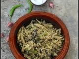 Netholi peera pattichathu/Anchovies in coconut mixture