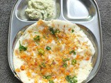 Onion uthappam (oothappam)