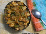 Paneer potato masala /Aloo paneer masala