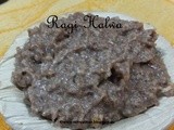 Ragi halwa