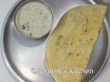 Sooji ka cheela/Rawa uthappam